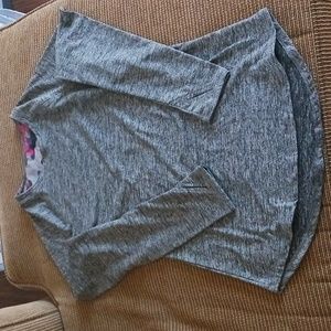 Climate Right by Cuddl Dudds,  long sleeve fleece crew, Medium